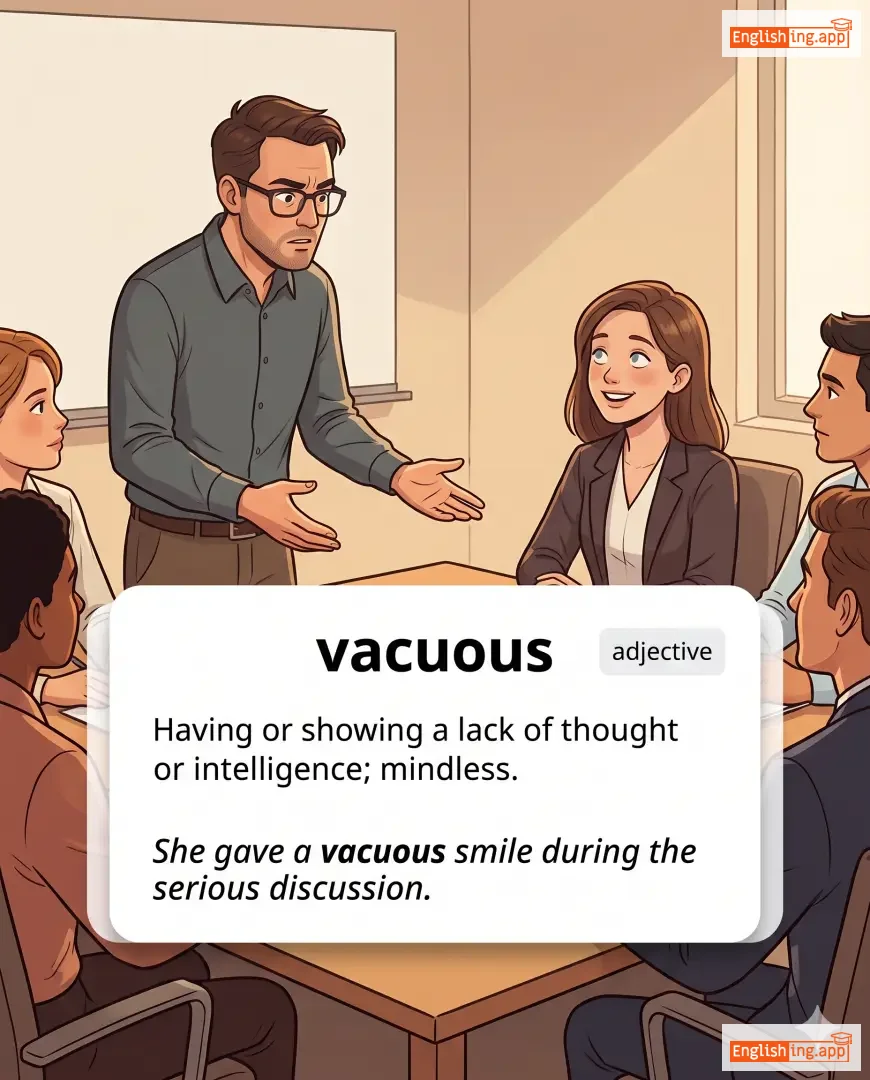 vacuous definition card — visual illustration of the meaning