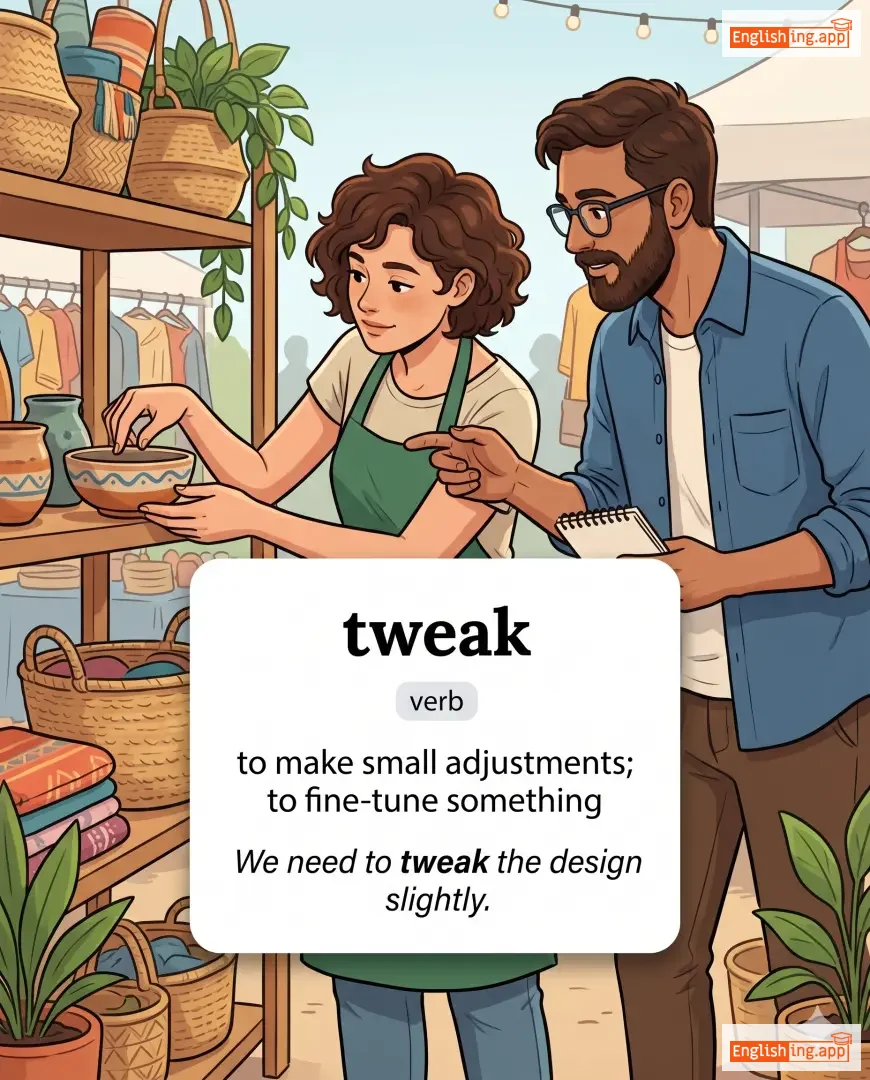 tweak definition card — visual illustration of the meaning