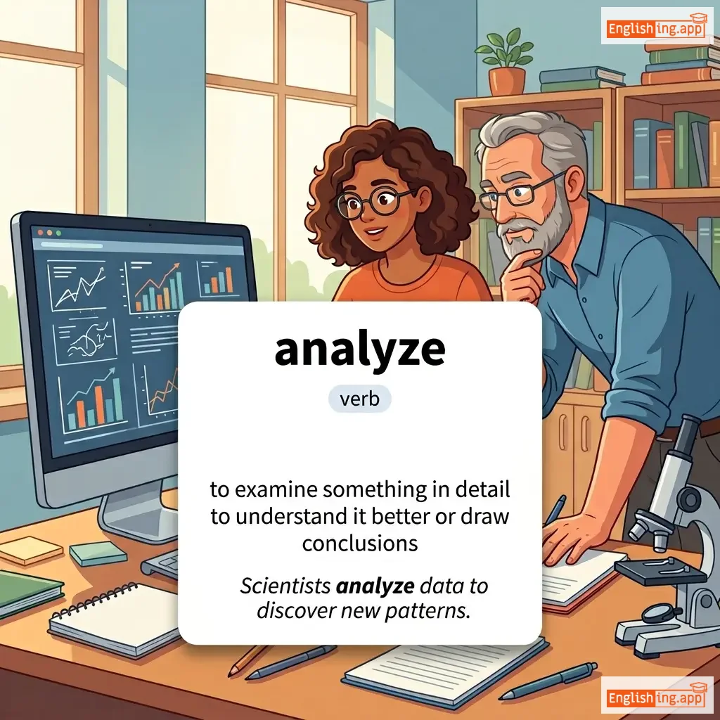 analyze definition card — visual illustration of the meaning
