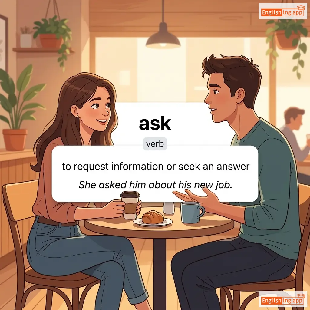 ask definition card — visual illustration of the meaning