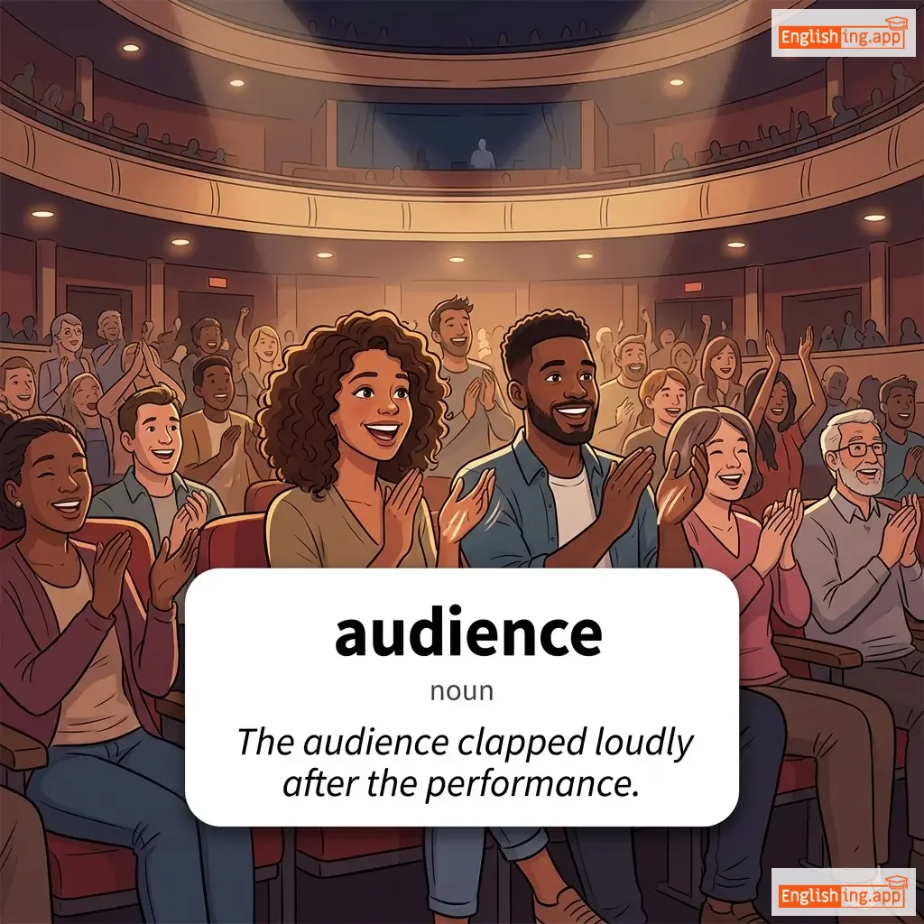 audience definition card — visual illustration of the meaning