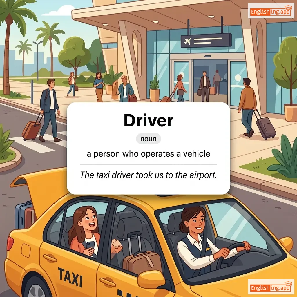 Driver definition card — visual illustration of the meaning
