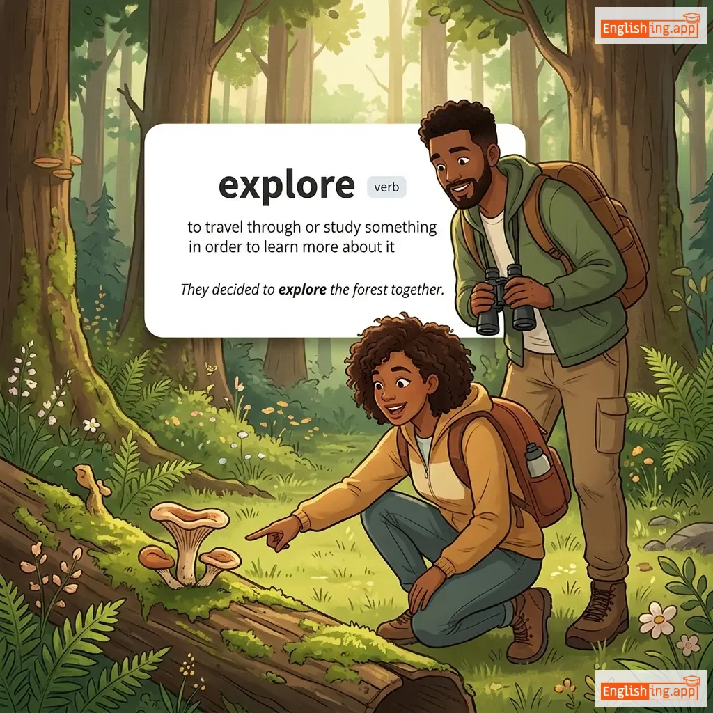 explore definition card — visual illustration of the meaning