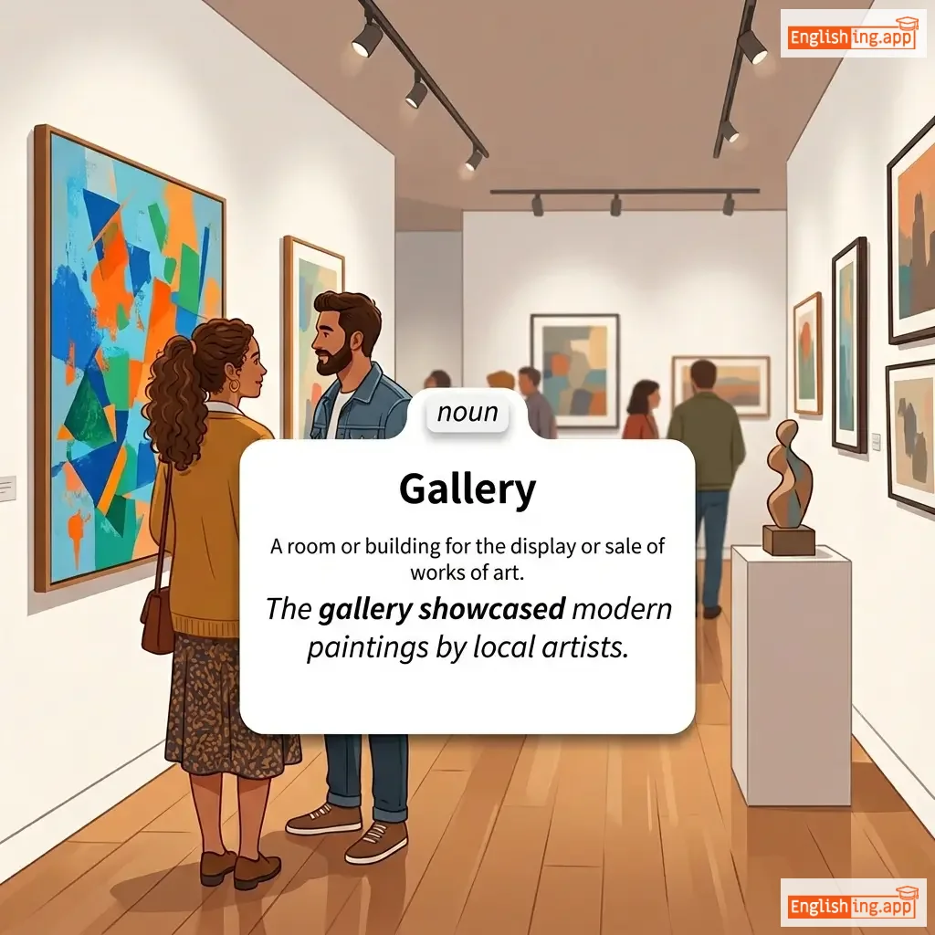 Gallery definition card — visual illustration of the meaning