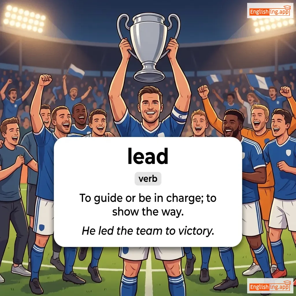 lead definition card — visual illustration of the meaning