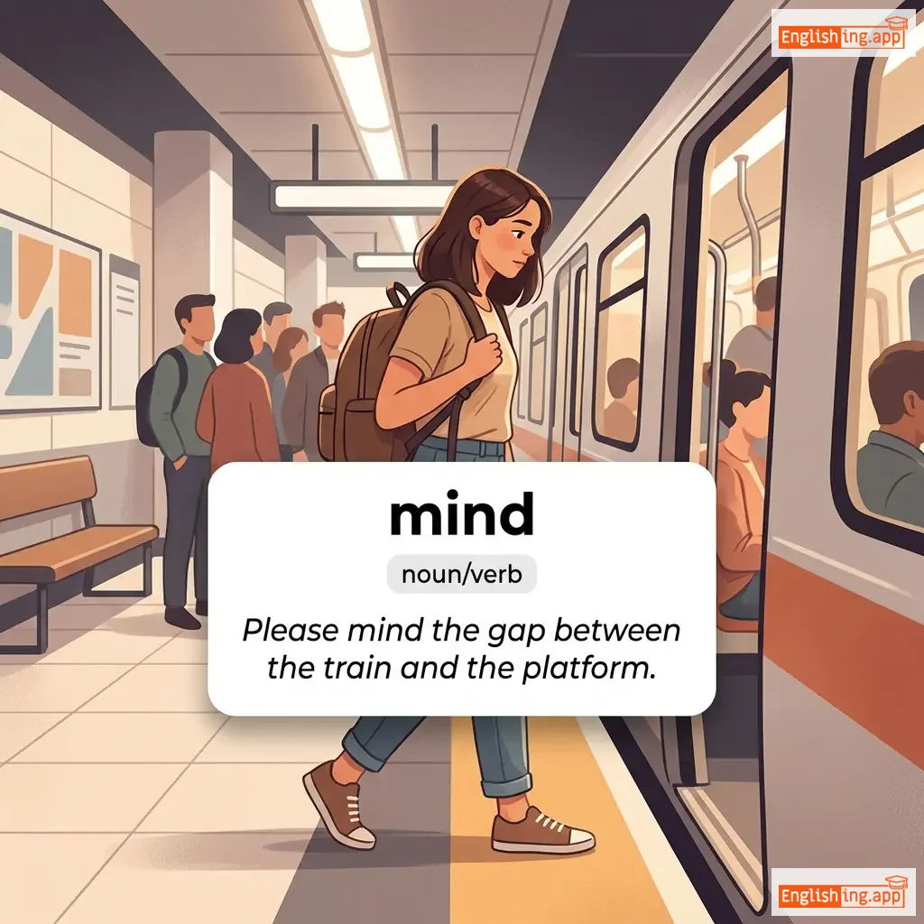 mind definition card — visual illustration of the meaning
