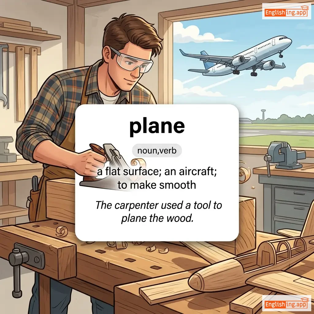 plane definition card — visual illustration of the meaning
