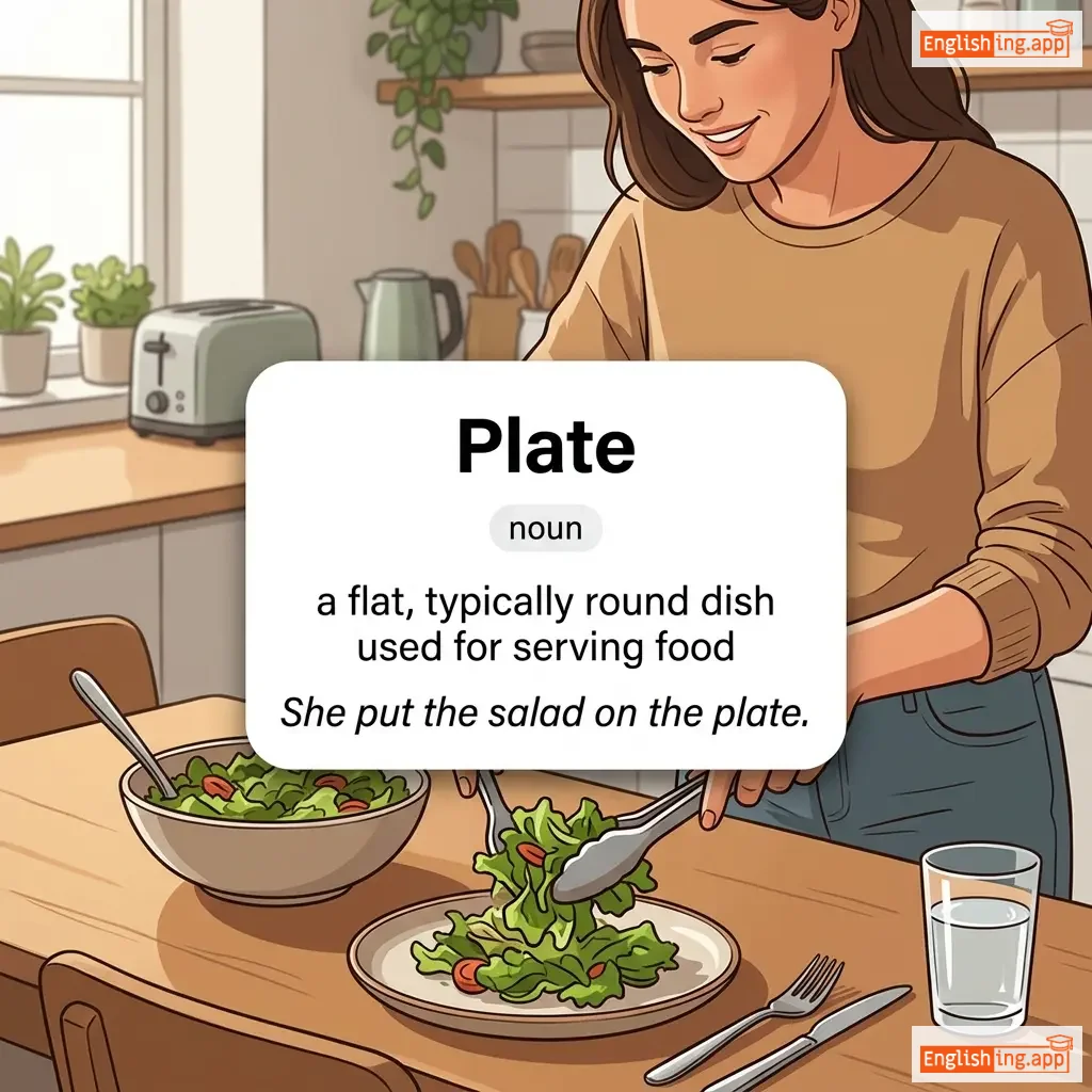 Plate definition card — visual illustration of the meaning