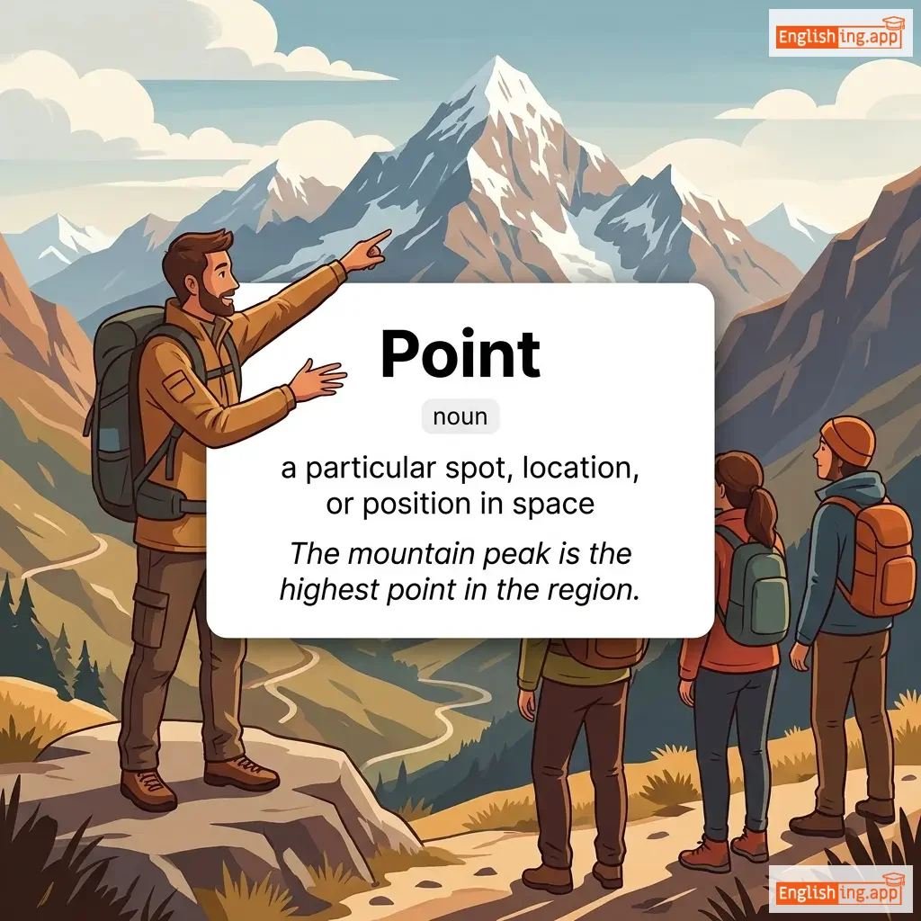 Point definition card — visual illustration of the meaning