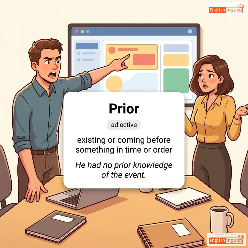 Prior definition card — visual illustration of the meaning