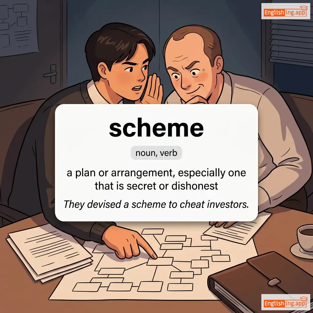 scheme definition card — visual illustration of the meaning