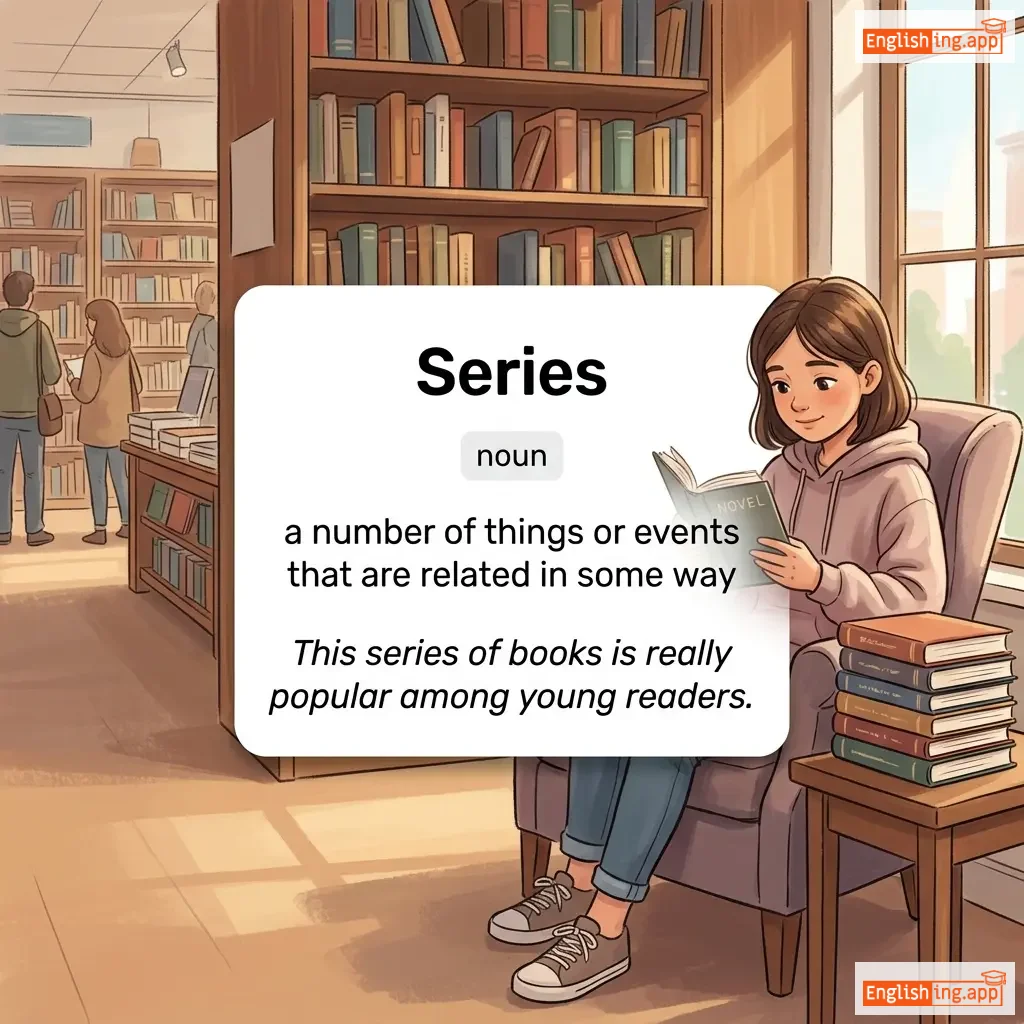 Series definition card — visual illustration of the meaning