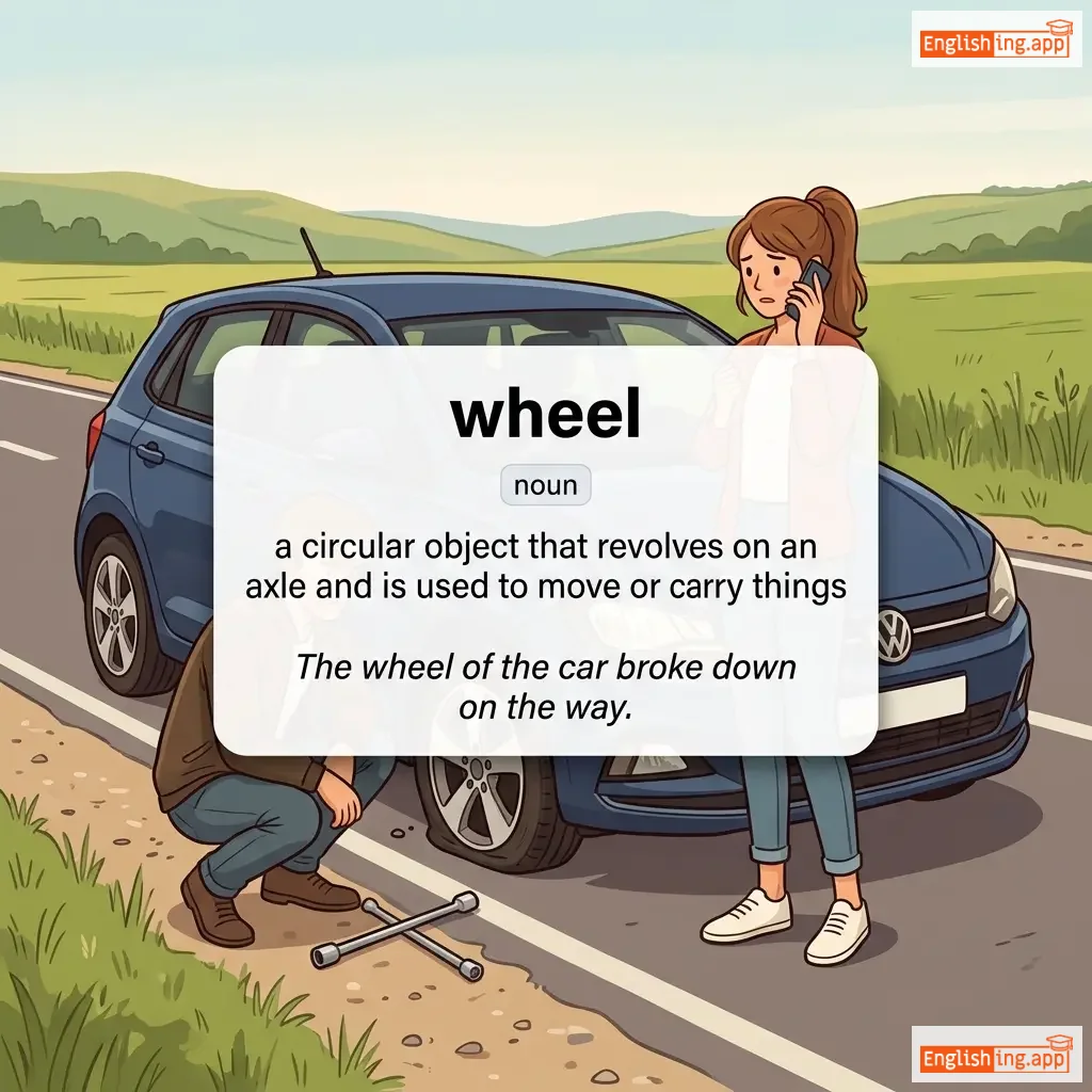wheel definition card — visual illustration of the meaning