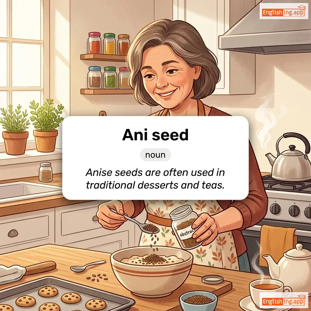 Ani seed definition card — visual illustration of the meaning