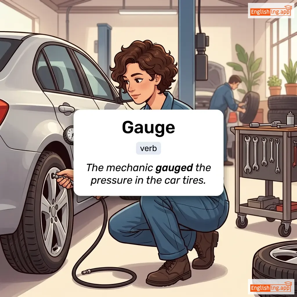 Gauge definition card — visual illustration of the meaning