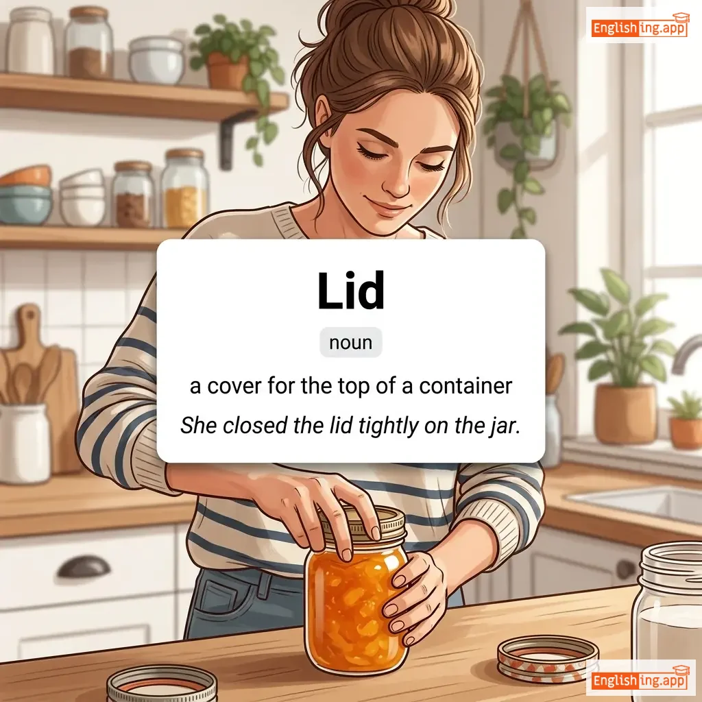 Lid definition card — visual illustration of the meaning