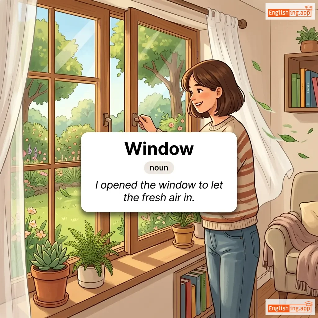 Window definition card — visual illustration of the meaning