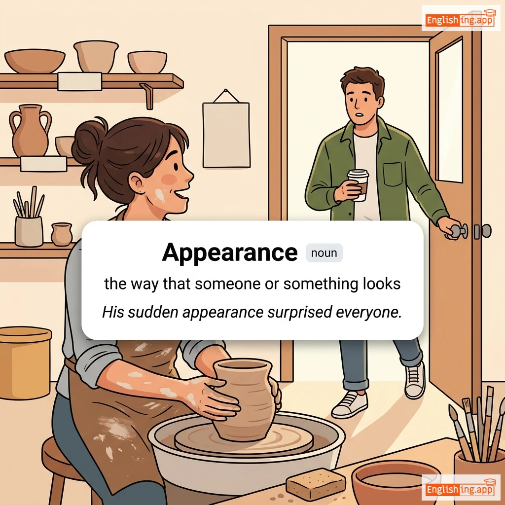 Appearance definition card — visual illustration of the meaning