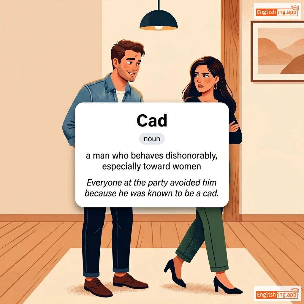Cad definition card — visual illustration of the meaning