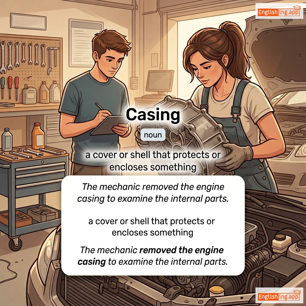 Casing definition card — visual illustration of the meaning