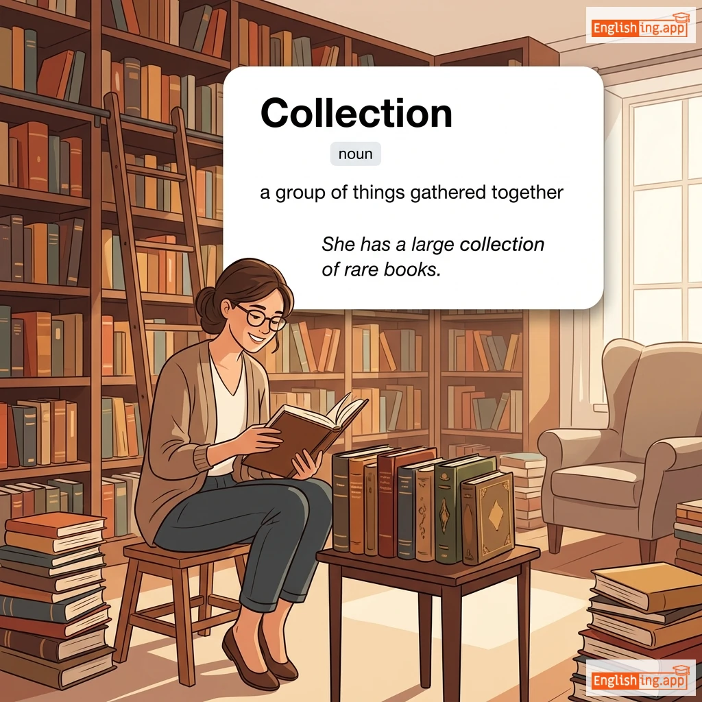 Collection definition card — visual illustration of the meaning