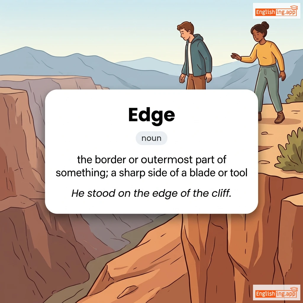 Edge definition card — visual illustration of the meaning