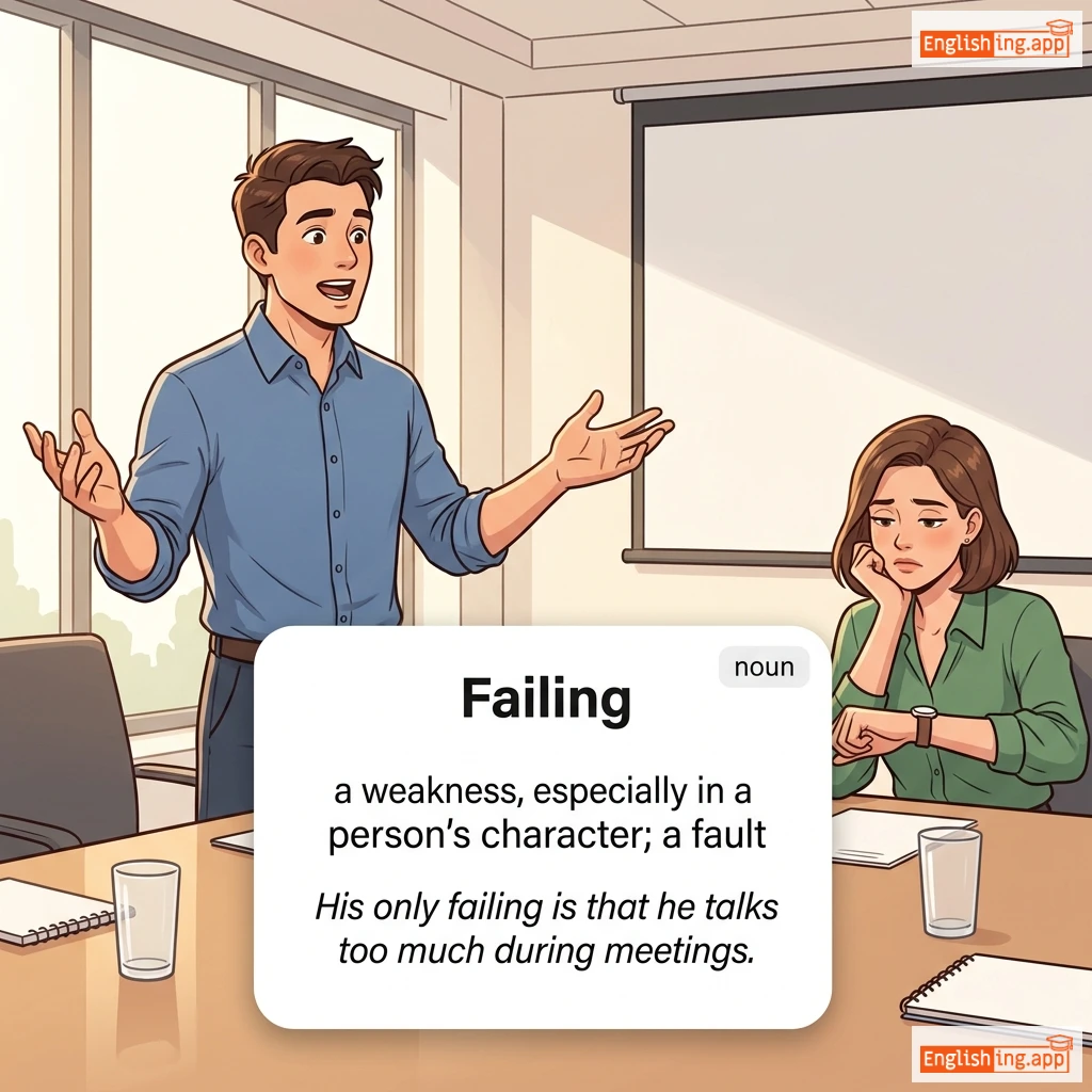 Failing definition card — visual illustration of the meaning