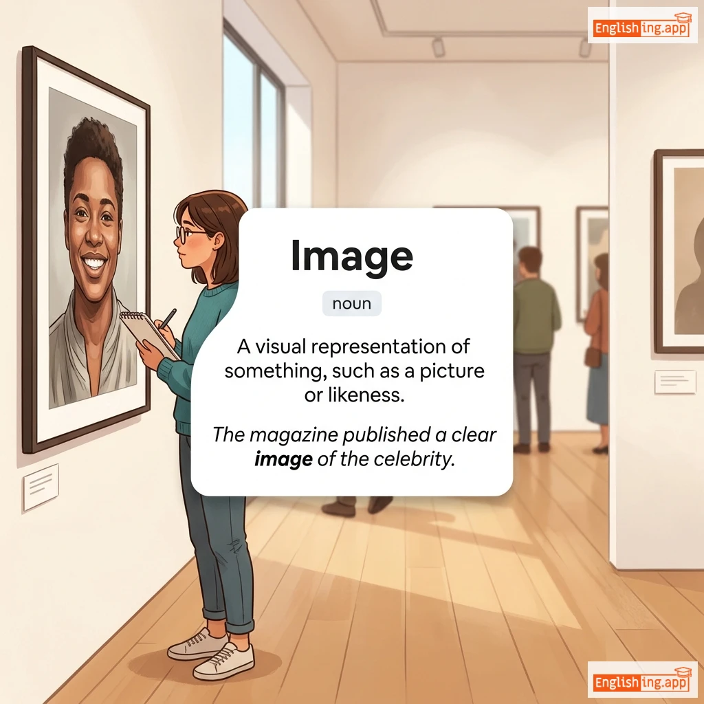 Image definition card — visual illustration of the meaning