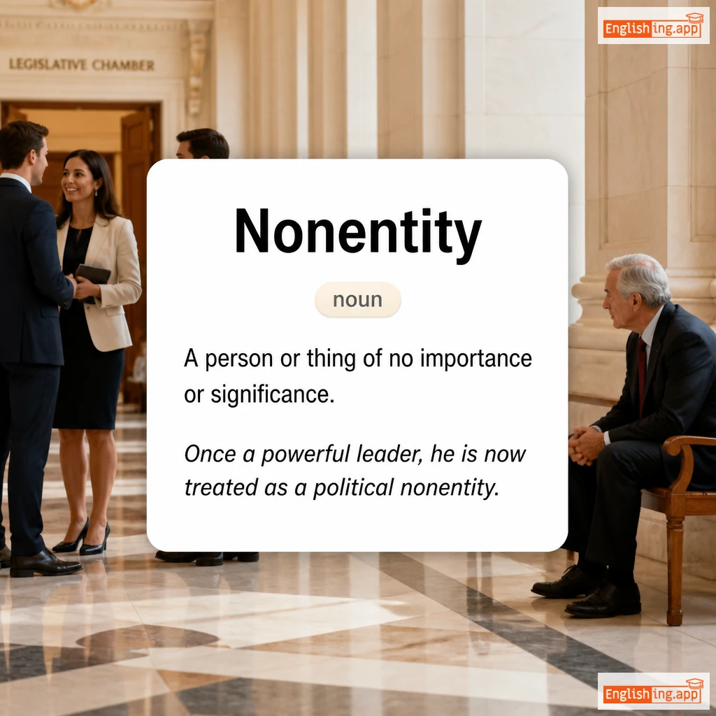 Nonentity definition card — visual illustration of the meaning