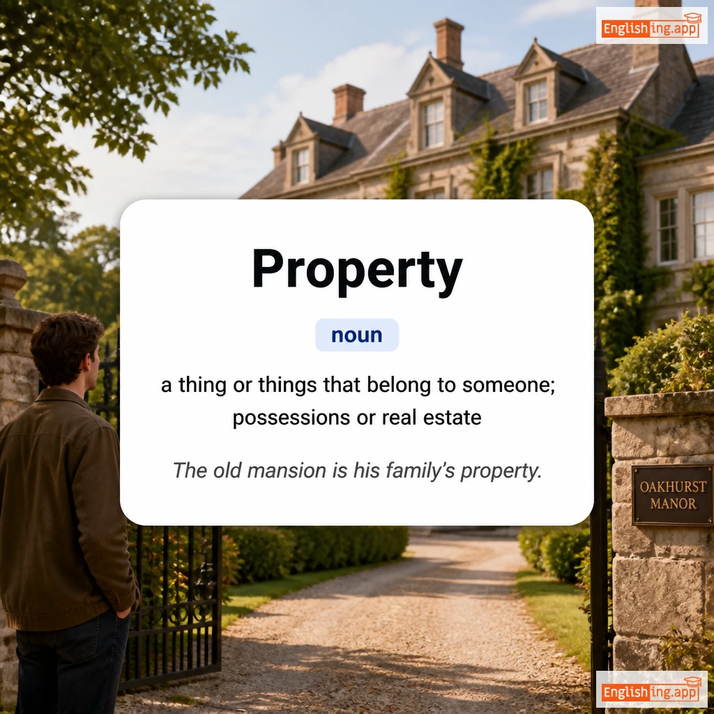 Property definition card — visual illustration of the meaning