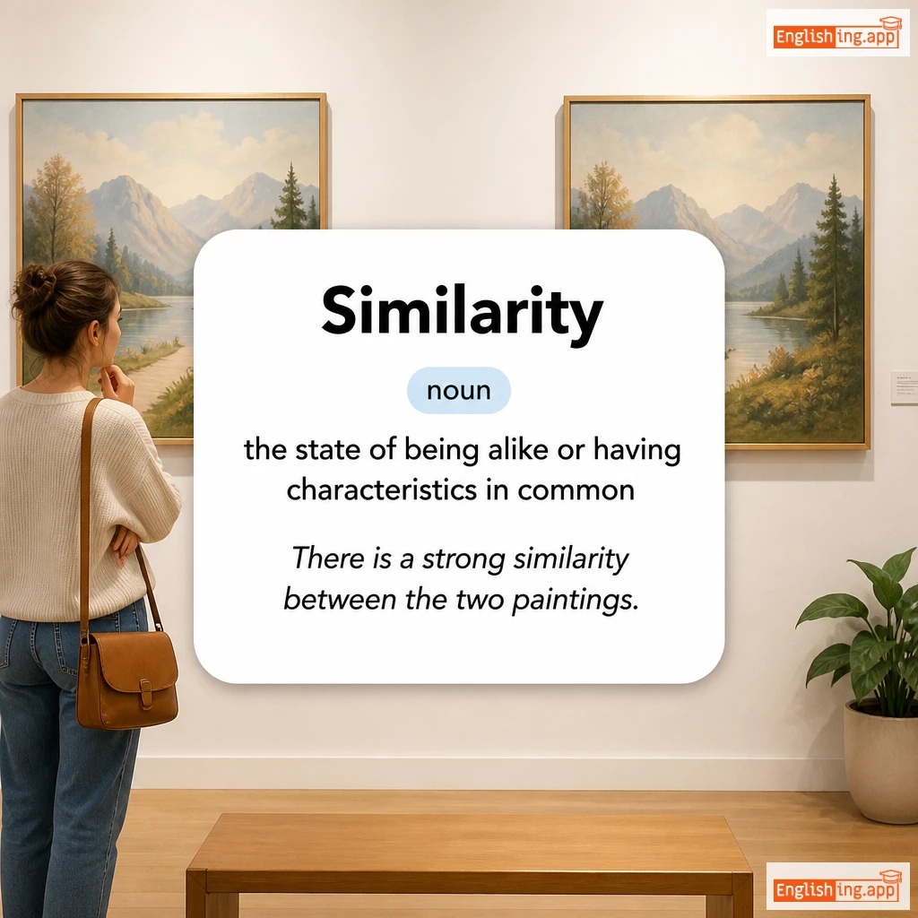 Similarity definition card — visual illustration of the meaning