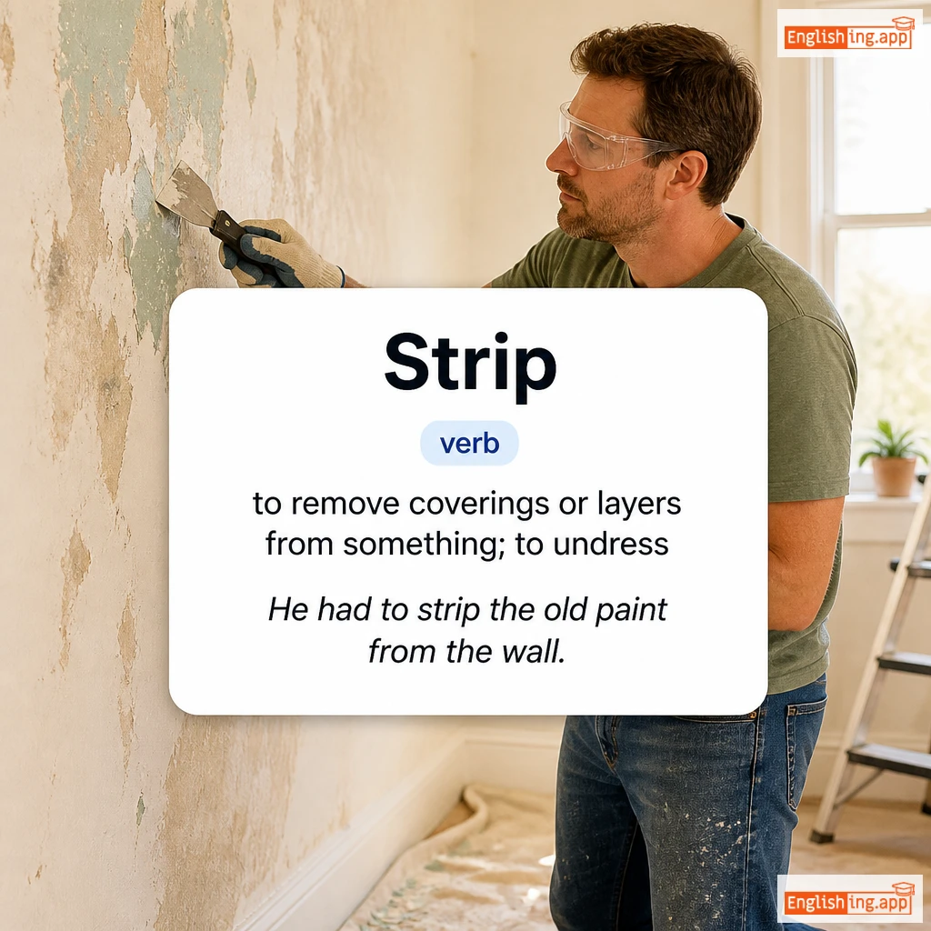 Strip definition card — visual illustration of the meaning