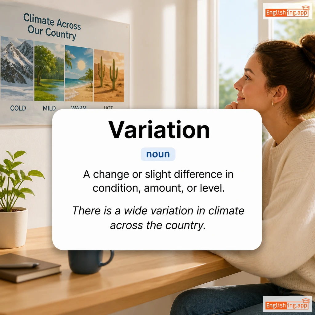 Variation definition card — visual illustration of the meaning