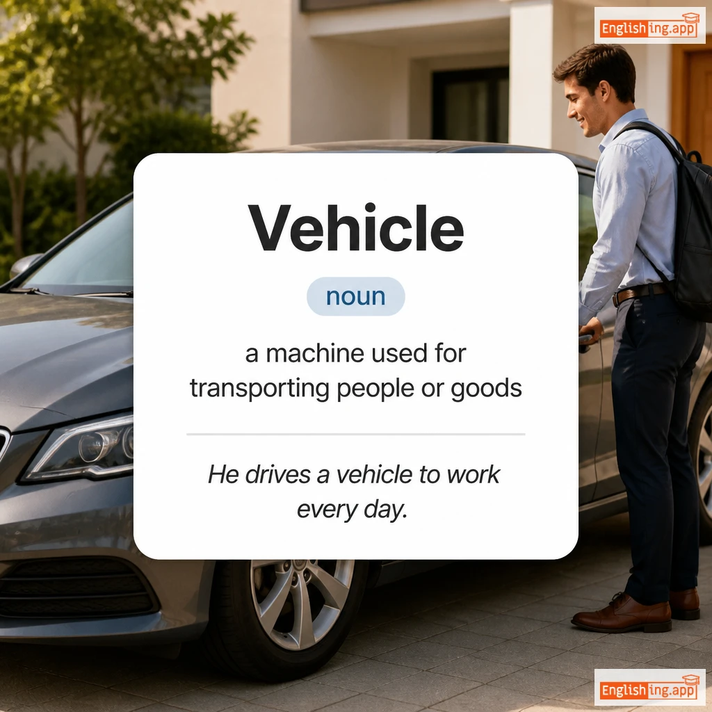 Vehicle definition card — visual illustration of the meaning