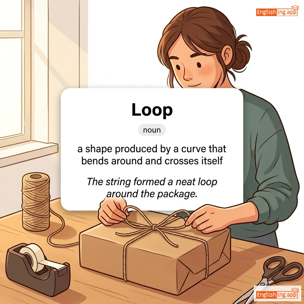 Loop definition card — visual illustration of the meaning
