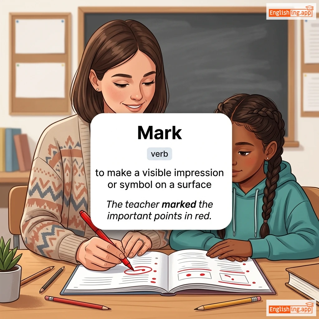 Mark definition card — visual illustration of the meaning