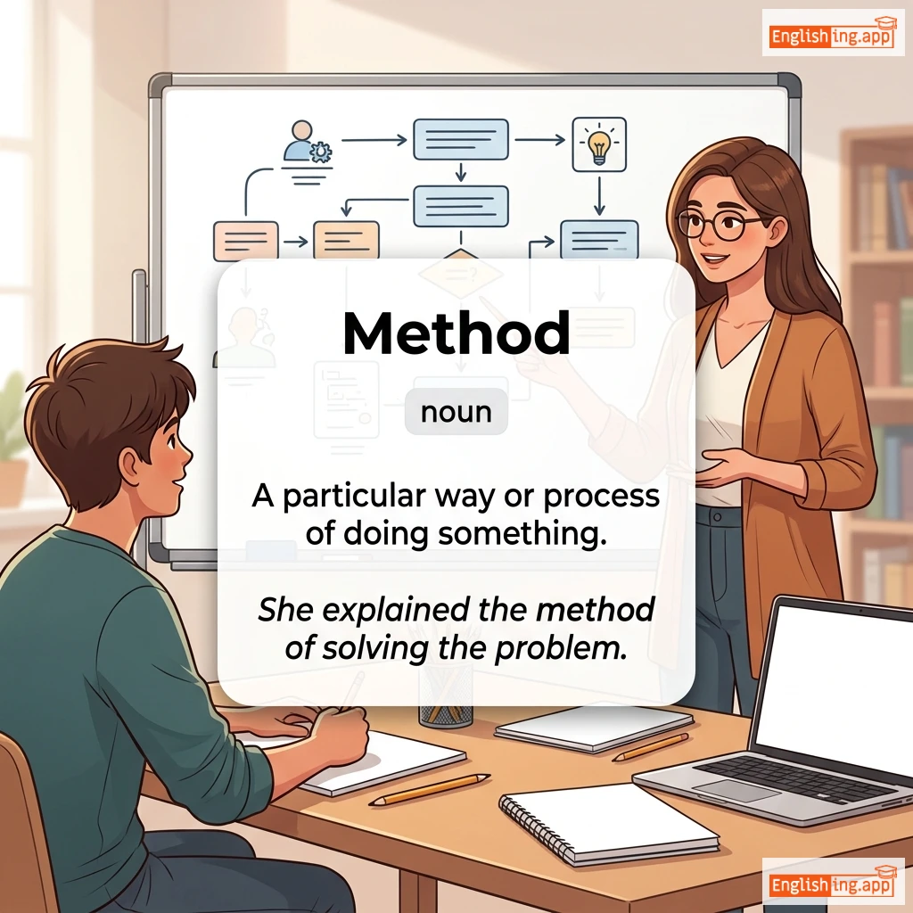 Method definition card — visual illustration of the meaning