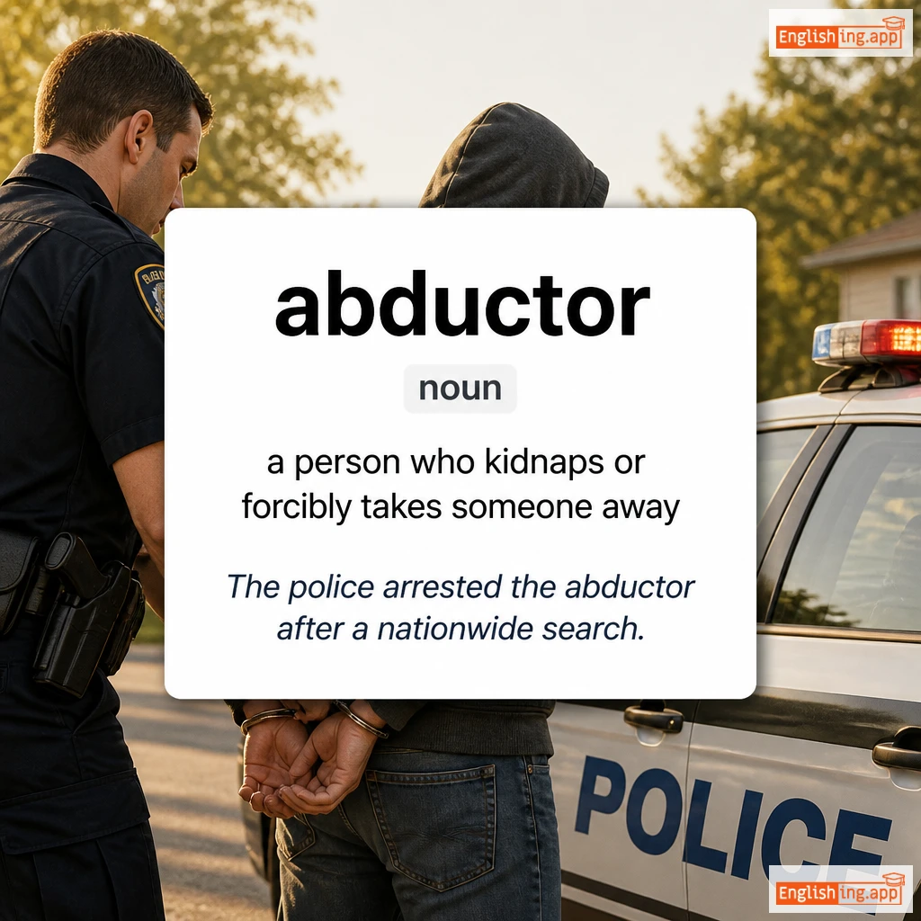 abductor definition card — visual illustration of the meaning