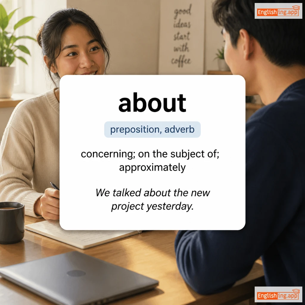 about definition card — visual illustration of the meaning