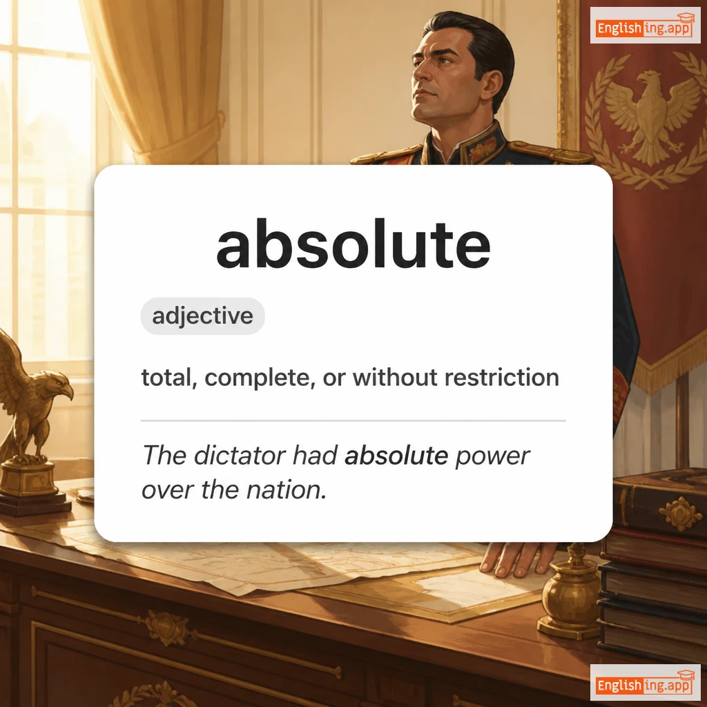 absolute definition card — visual illustration of the meaning