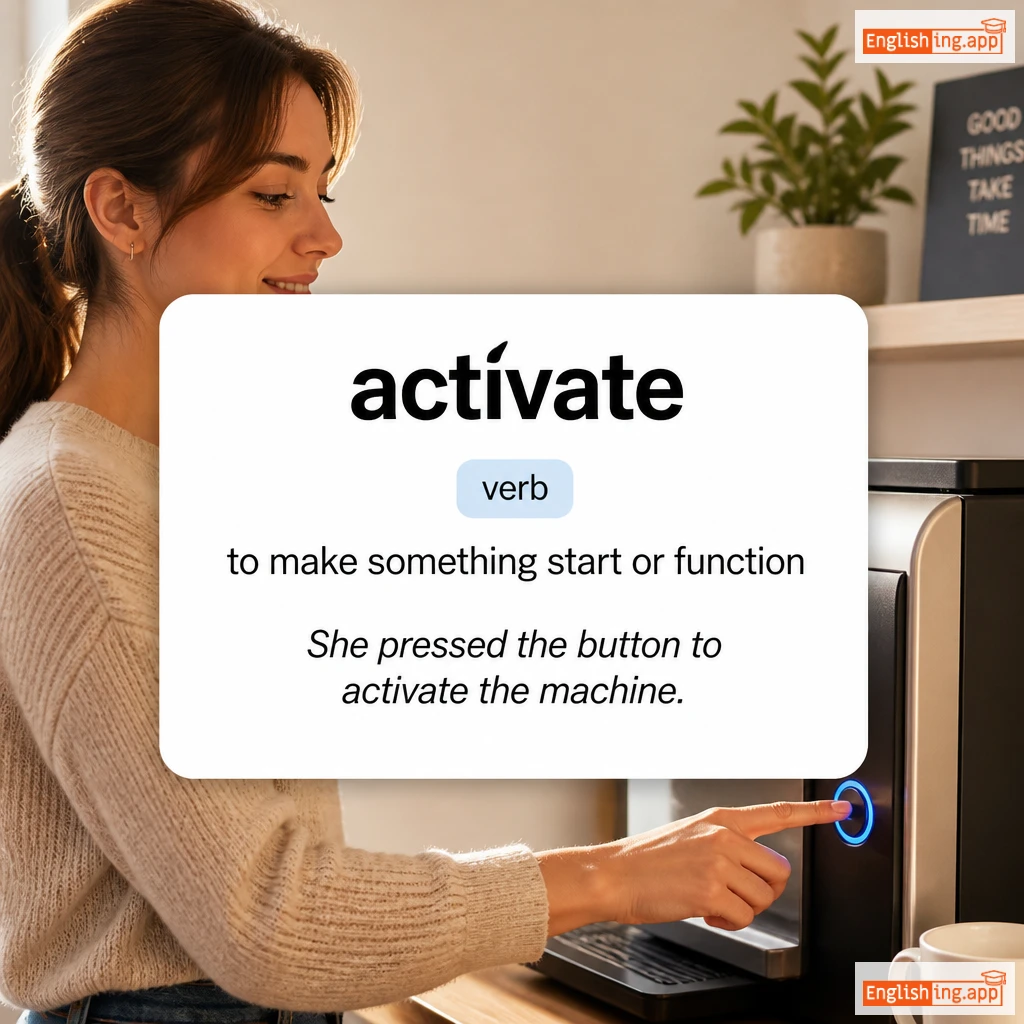 activate definition card — visual illustration of the meaning
