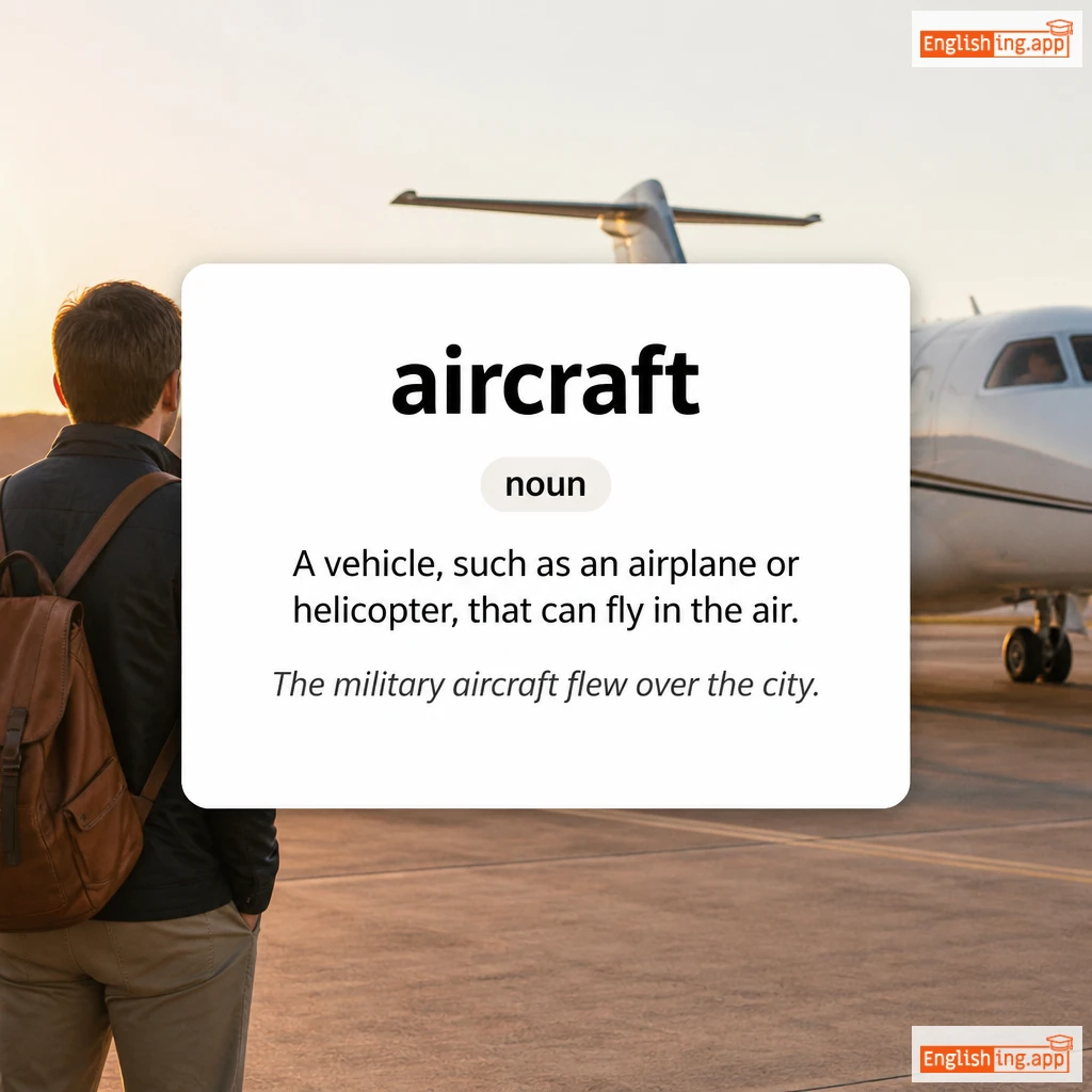 aircraft definition card — visual illustration of the meaning