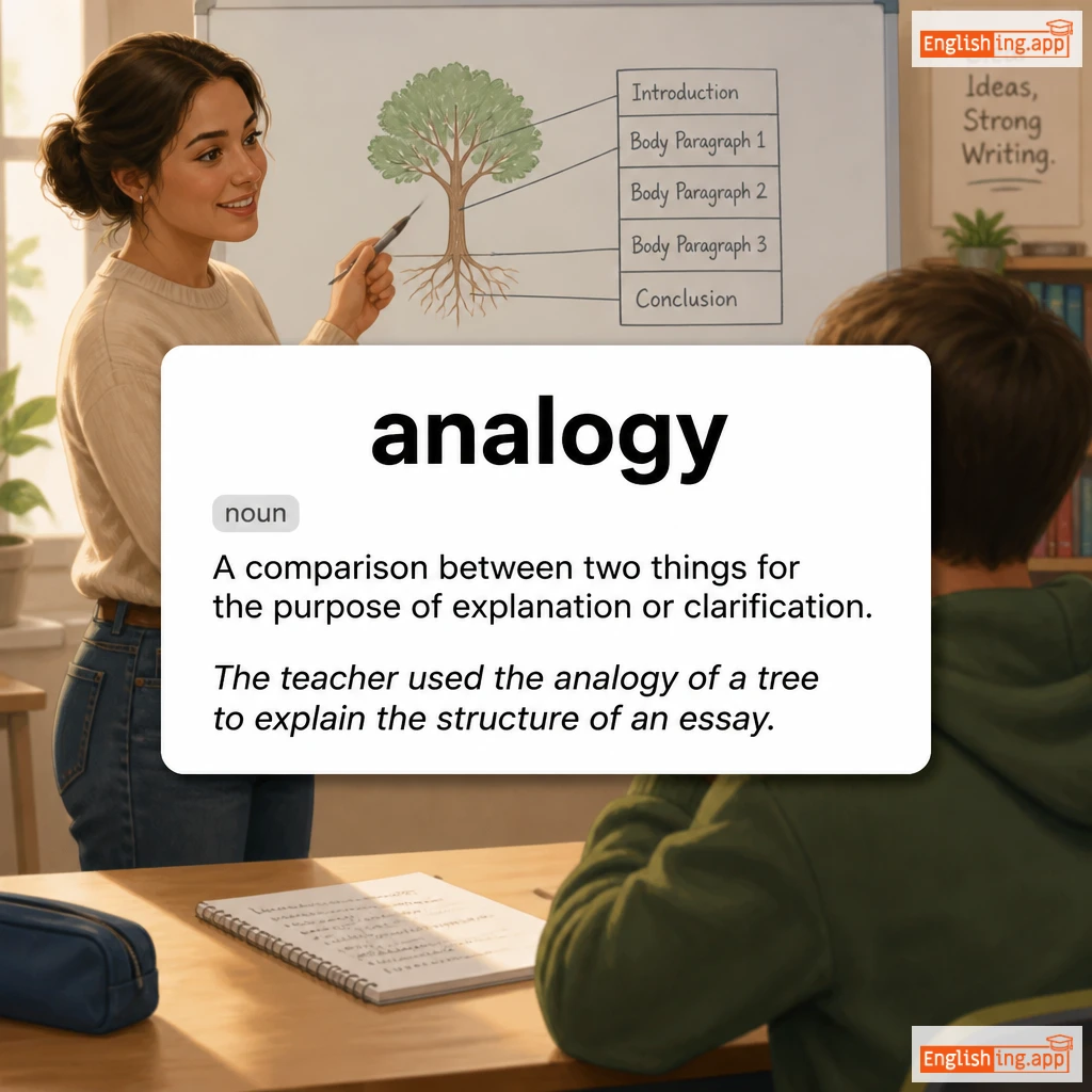 analogy definition card — visual illustration of the meaning