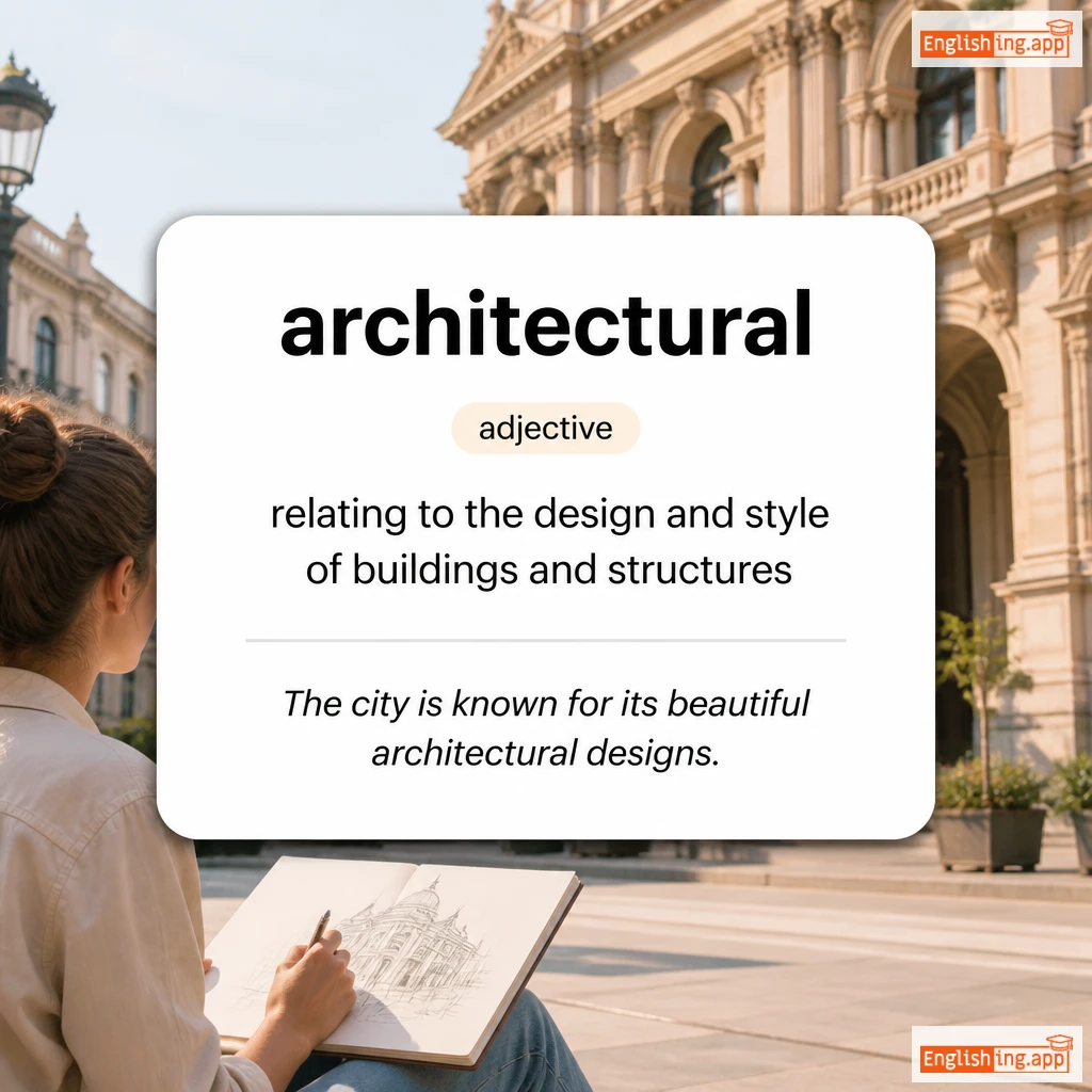 architectural definition card — visual illustration of the meaning