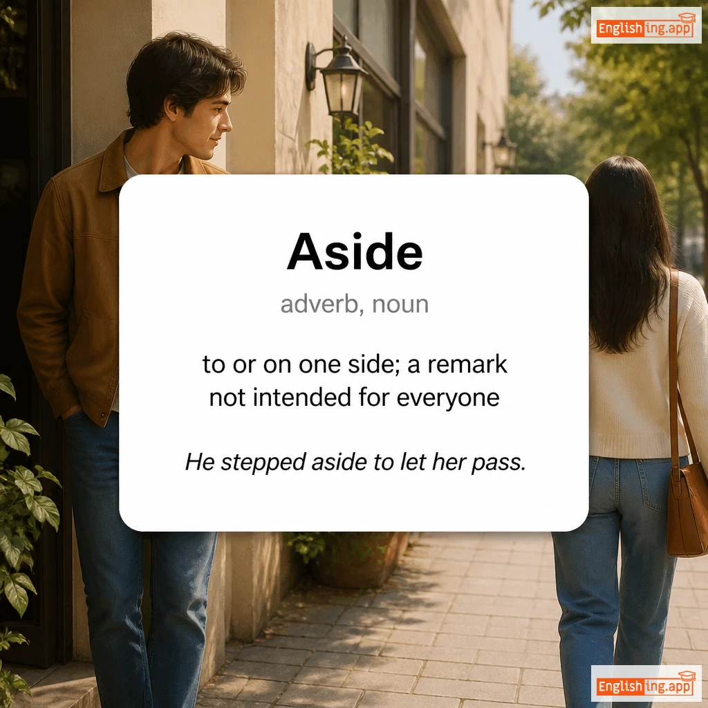 Aside definition card — visual illustration of the meaning
