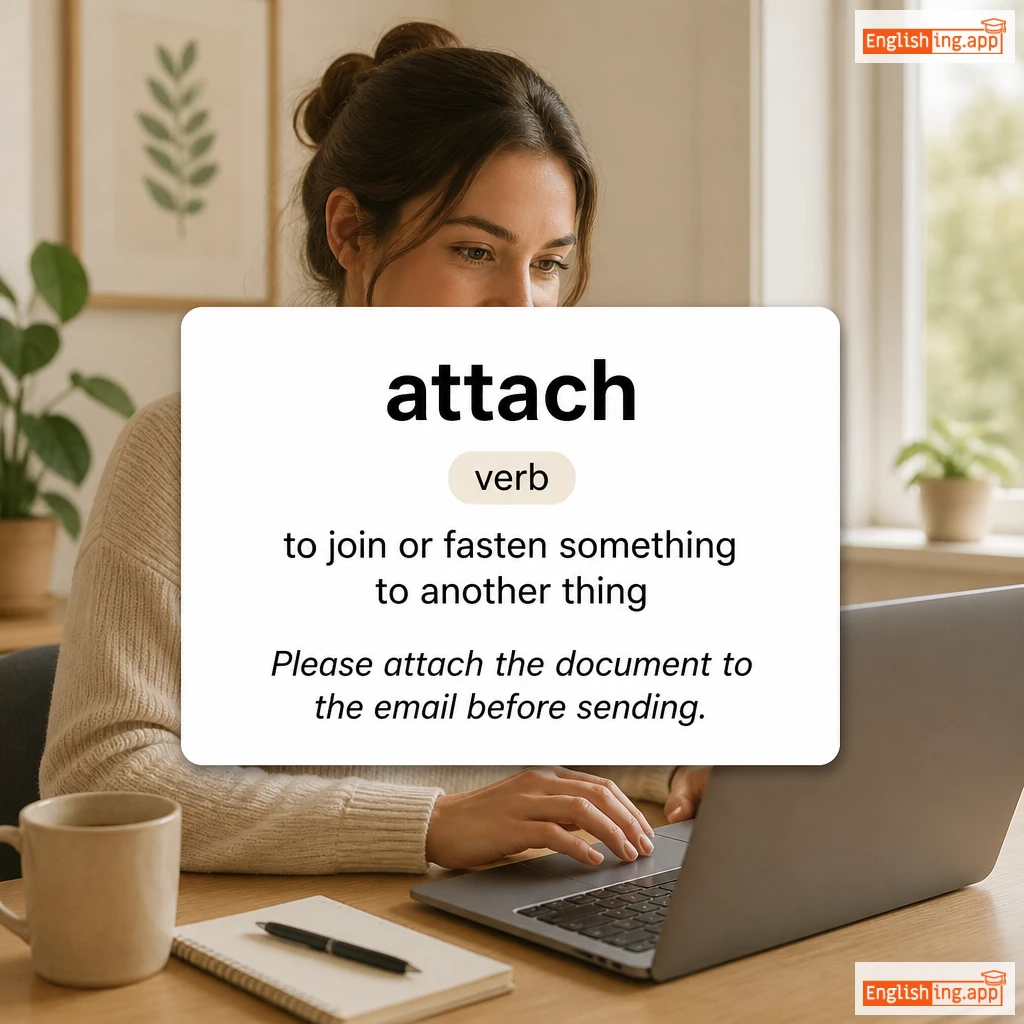 attach definition card — visual illustration of the meaning