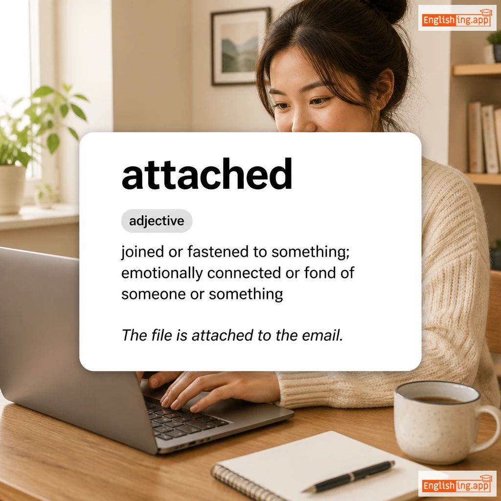 attached definition card — visual illustration of the meaning