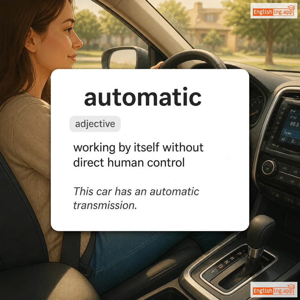 automatic definition card — visual illustration of the meaning