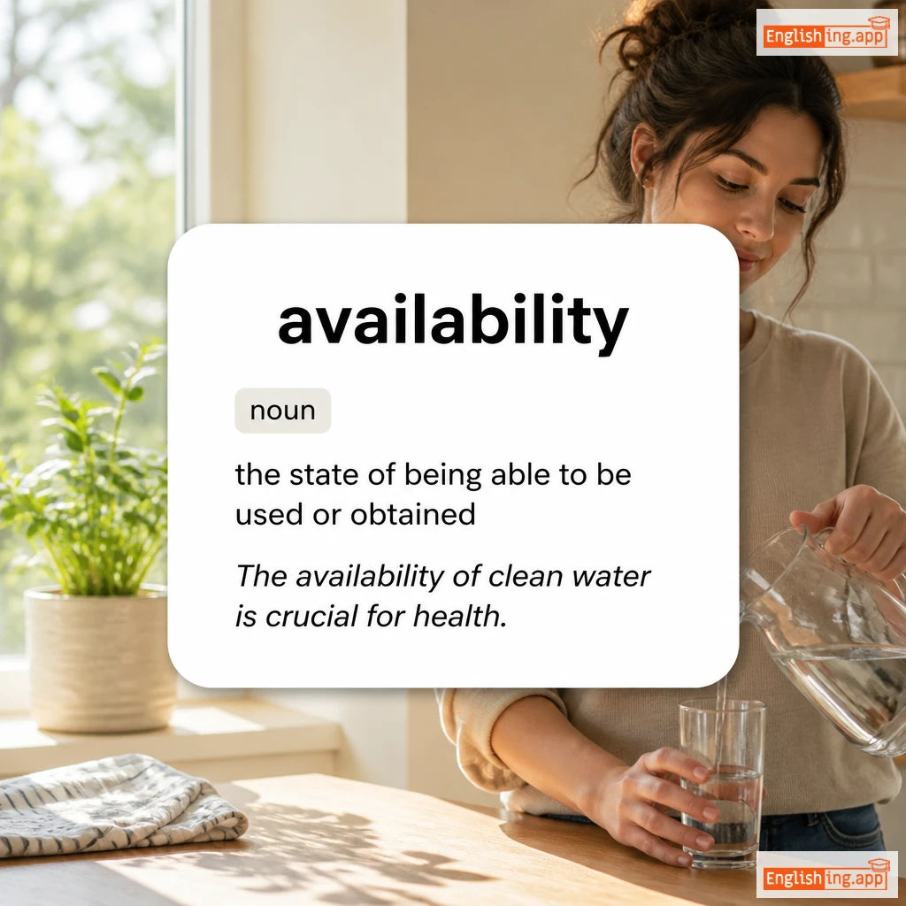availability definition card — visual illustration of the meaning