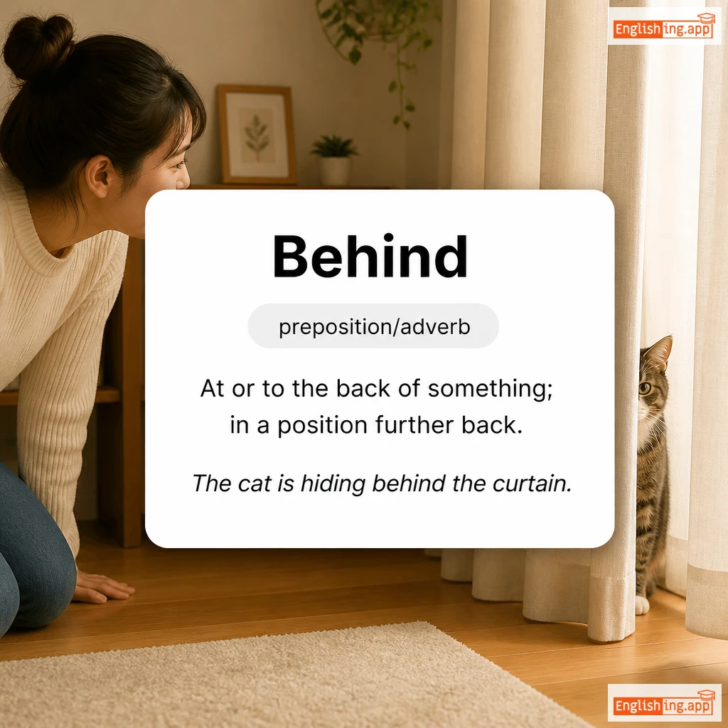 Behind definition card — visual illustration of the meaning